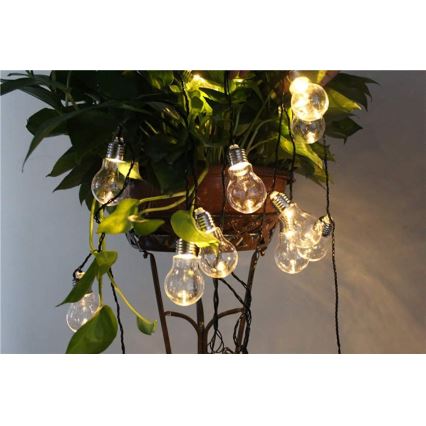 Ghirlandă decorativă cu LED SMOLDER, 2,1 m, 10 LED / 2 baterii AA