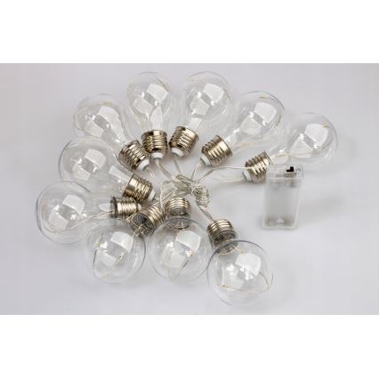 Ghirlandă decorativă cu LED SMOLDER, 2,1 m, 10 LED / 2 baterii AA