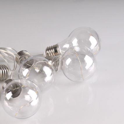 Ghirlandă decorativă cu LED SMOLDER, 2,1 m, 10 LED / 2 baterii AA