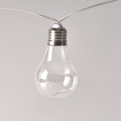 Ghirlandă decorativă cu LED SMOLDER, 2,1 m, 10 LED / 2 baterii AA