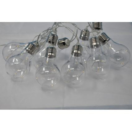 Ghirlandă decorativă cu LED SMOLDER, 2,1 m, 10 LED / 2 baterii AA