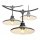 Ghirlandă decorativă de exterior CRETE 10xE27/230V 15m IP44