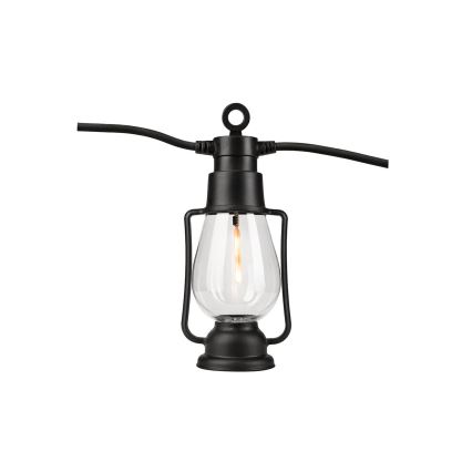 Ghirlandă decorativă de exterior GIRLANDA 10xLED 10m IP44 alb cald