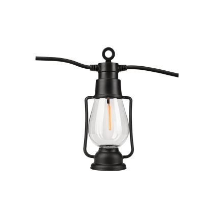 Ghirlandă decorativă de exterior GIRLANDA 10xLED 10m IP44 alb cald