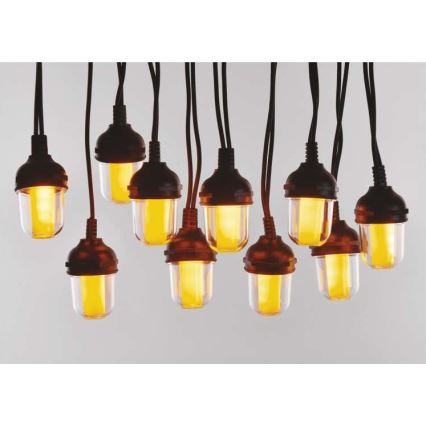 Ghirlandă decorativă LED pentru exterior 100xLED/9,5m IP44