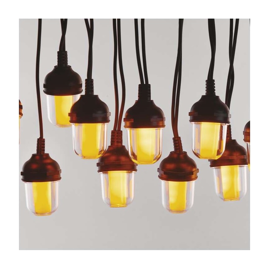 Ghirlandă decorativă LED pentru exterior 100xLED/9,5m IP44