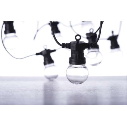 Ghirlandă decorativă LED pentru exterior 50xLED/10m IP44 transparentă