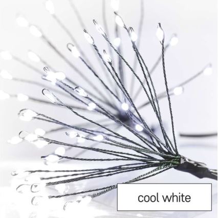 Ghirlandă LED, 300 LED, 8,2 m, alb rece