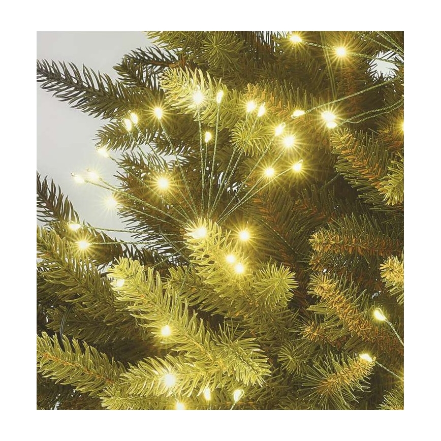 Ghirlandă LED 300xLED 5,2+3 m alb cald