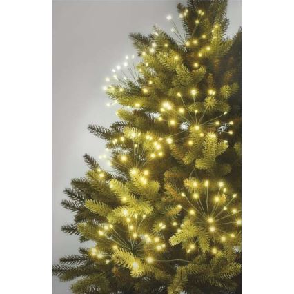 Ghirlandă LED 450 LED/11 m, alb cald