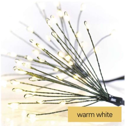 Ghirlandă LED 450 LED/11 m, alb cald
