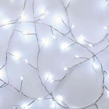 Ghirlandă LED de Crăciun 100xLED/3xAA 2,7 m alb rece
