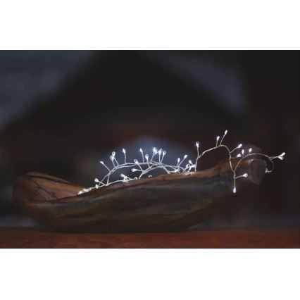Ghirlandă LED de Crăciun 100xLED/3xAA 2,7 m alb rece