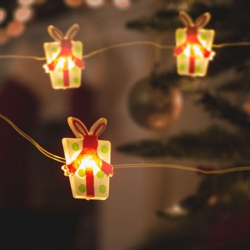 Ghirlandă LED de Crăciun 20xLED/2xAA 2,2m alb cald