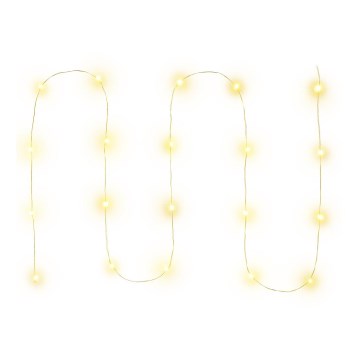 Ghirlandă LED de Crăciun 20xLED/2xAA 2,3m alb cald