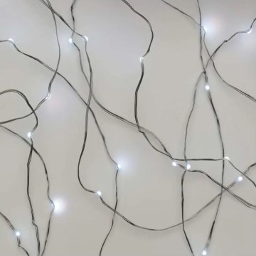 Ghirlandă LED de Crăciun 20xLED/2xAA 2,4 m alb rece
