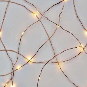 Ghirlandă LED de Crăciun pentru exterior 100xLED/15m IP44 alb cald