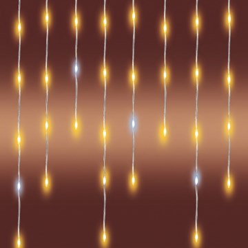Ghirlandă LED de Crăciun pentru exterior 1200xLED/230V 25x0,56 m IP44 alb cald/alb rece