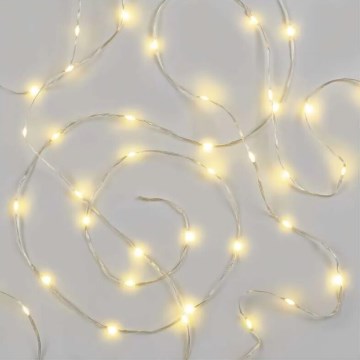 Ghirlandă LED de Crăciun pentru exterior 120xLED/17m IP44 alb cald