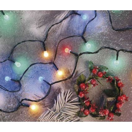 Ghirlandă LED de Crăciun pentru exterior 480 LED/53 m IP44 multicolor