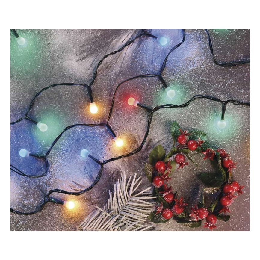 Ghirlandă LED de Crăciun pentru exterior 480 LED/53 m IP44 multicolor