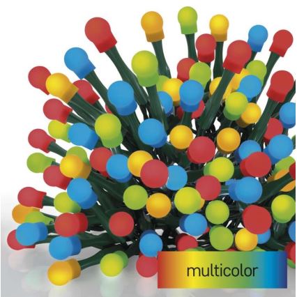 Ghirlandă LED de Crăciun pentru exterior 480 LED/53 m IP44 multicolor