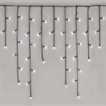 Ghirlandă LED de Crăciun pentru exterior 600xLED/8 moduri 15m IP44 alb rece