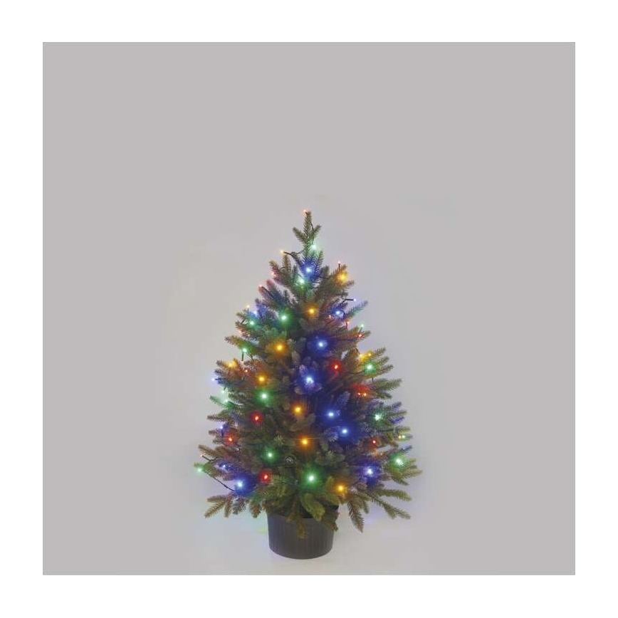 Ghirlandă LED de Crăciun pentru exterior 80xLED/13m IP44 multicolor