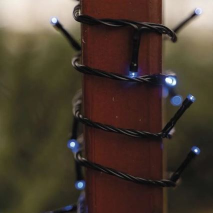 Ghirlandă LED de exterior 100xLED/10m IP44 albastră