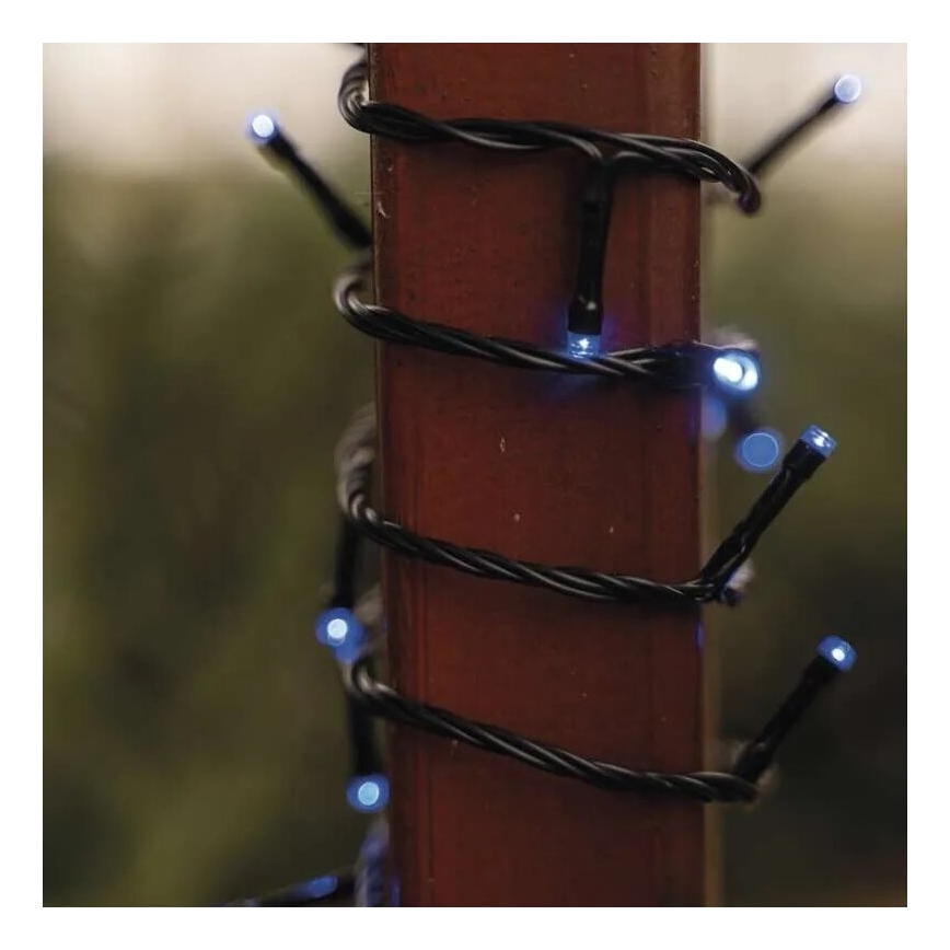 Ghirlandă LED de exterior 100xLED/10m IP44 albastră