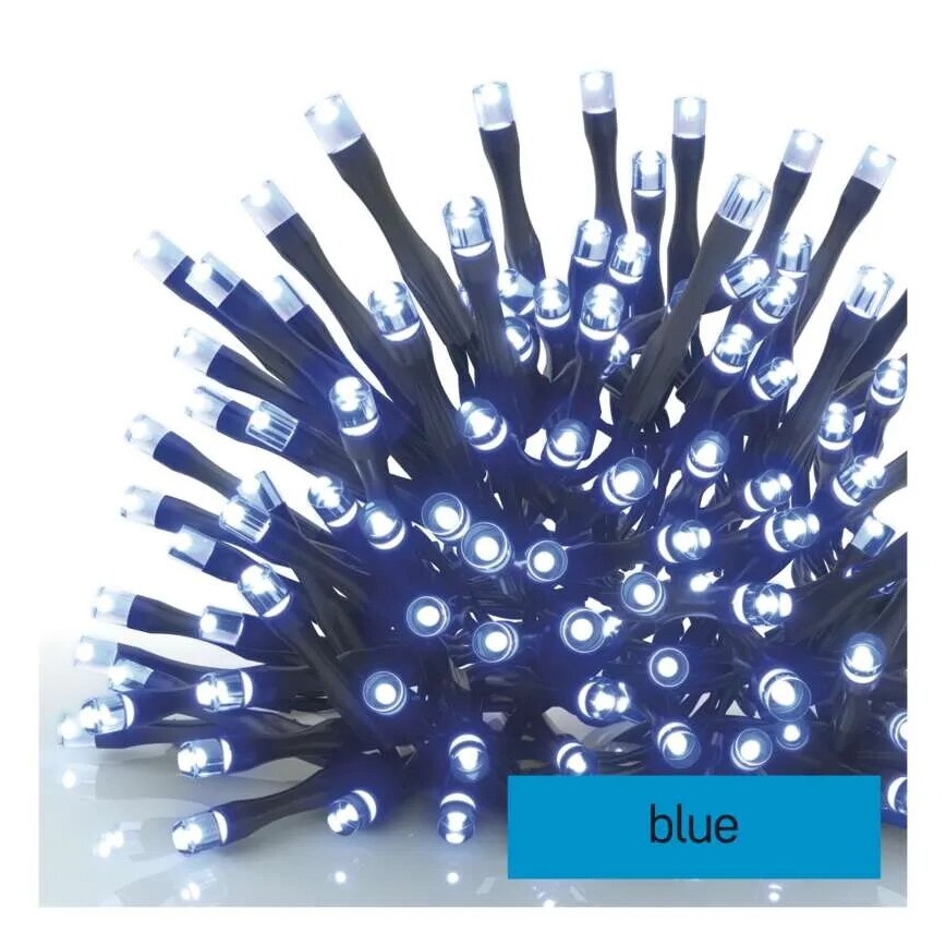Ghirlandă LED de exterior 100xLED/10m IP44 albastră