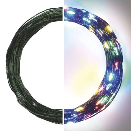 Ghirlandă LED de exterior, 150 LED, 20 m, IP44, multicoloră