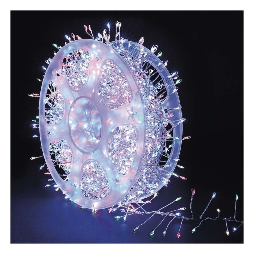Ghirlandă LED de exterior 1920xLED/8 funcții 19,2m IP44 multicolor