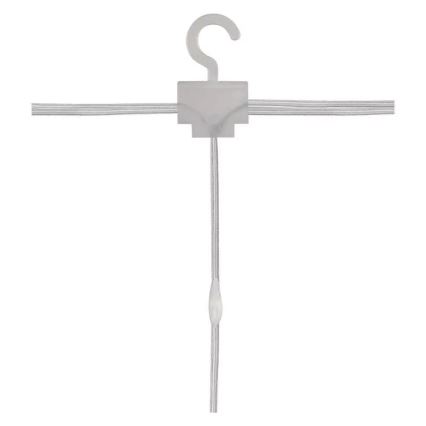 Ghirlandă LED de exterior, 240 LED, 8 funcții, 6,7 m, IP44, alb cald