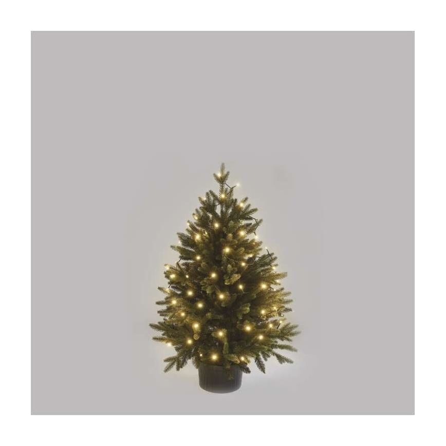 Ghirlandă LED de exterior 80xLED/3xAA, 6,1 m, IP44, alb cald