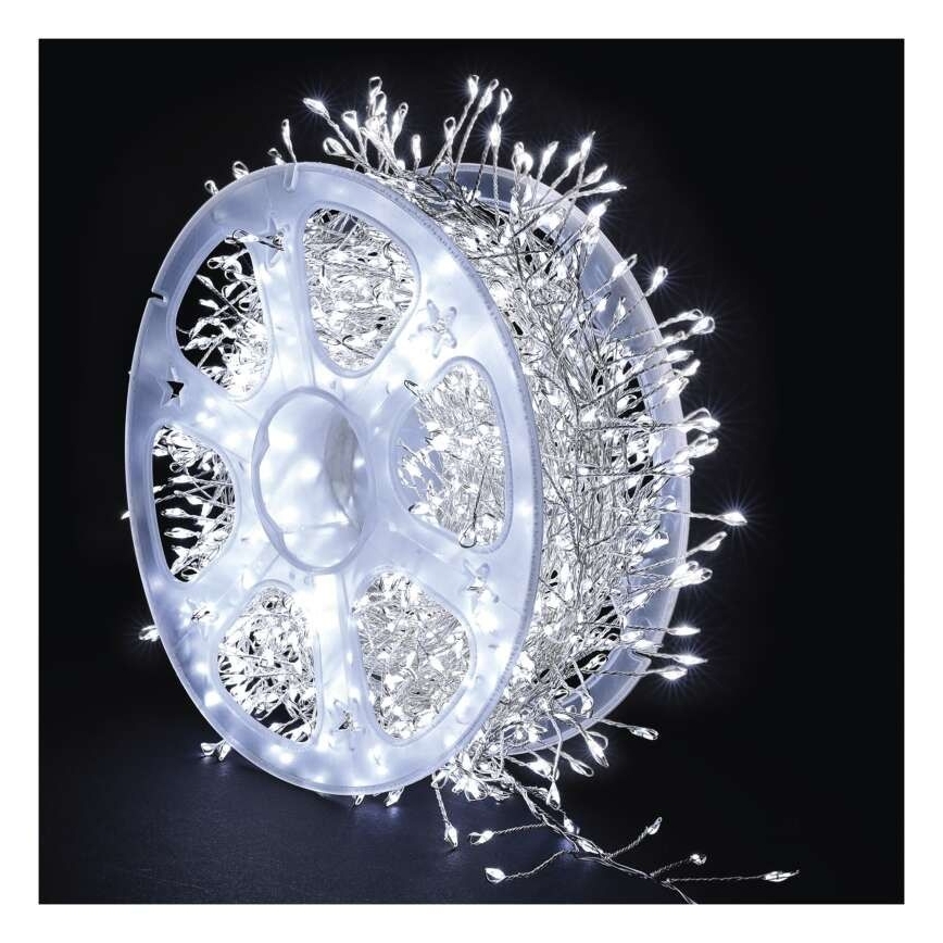 Ghirlandă LED de exterior 960xLED/8 funcții 9,6m IP44 alb rece