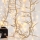 Ghirlandă LED de exterior CLUSTER 1152 LED, 8 funcții, 12 m, IP44, alb cald