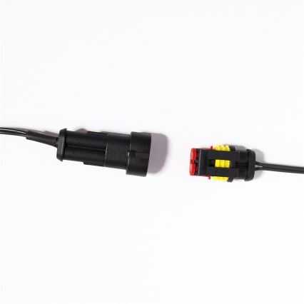 Ghirlandă LED de exterior CONE FILAMENT 20xE10, 19m, multicolor/alb cald, IP44, Fabricat în UE