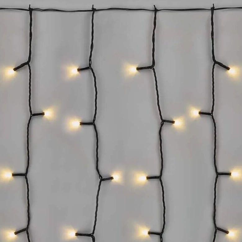 Ghirlandă LED de exterior pentru Crăciun 100xLED/1x2m IP44 alb cald