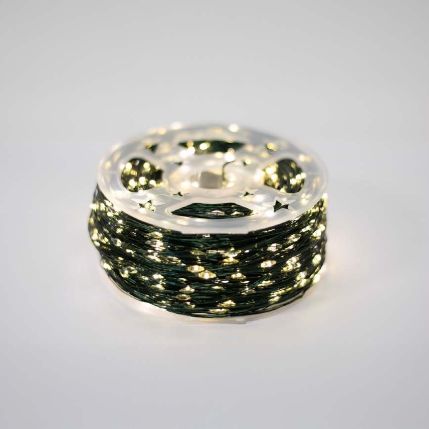 Ghirlandă de Crăciun LED pentru exterior 1500xLED/230V 8 funcții 153 m IP44 alb cald + telecomandă