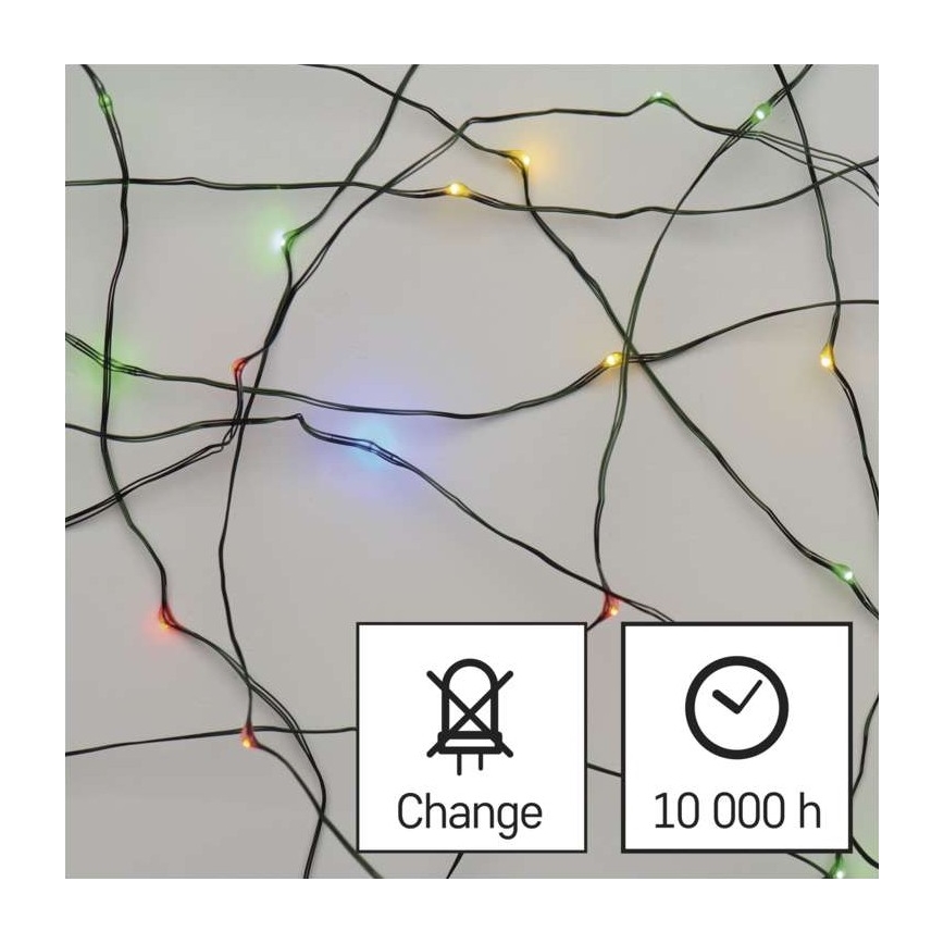 Ghirlandă LED de exterior pentru Crăciun 150xLED/20m IP44 multicoloră