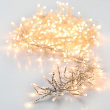 Ghirlandă LED de exterior pentru Crăciun 1512xLED/230V/8 funcții 14 m IP44 alb cald