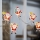Ghirlandă LED decorativă cu ventuze, 6x LED, alimentare 2x AA, 1,2 m, alb cald, Santa