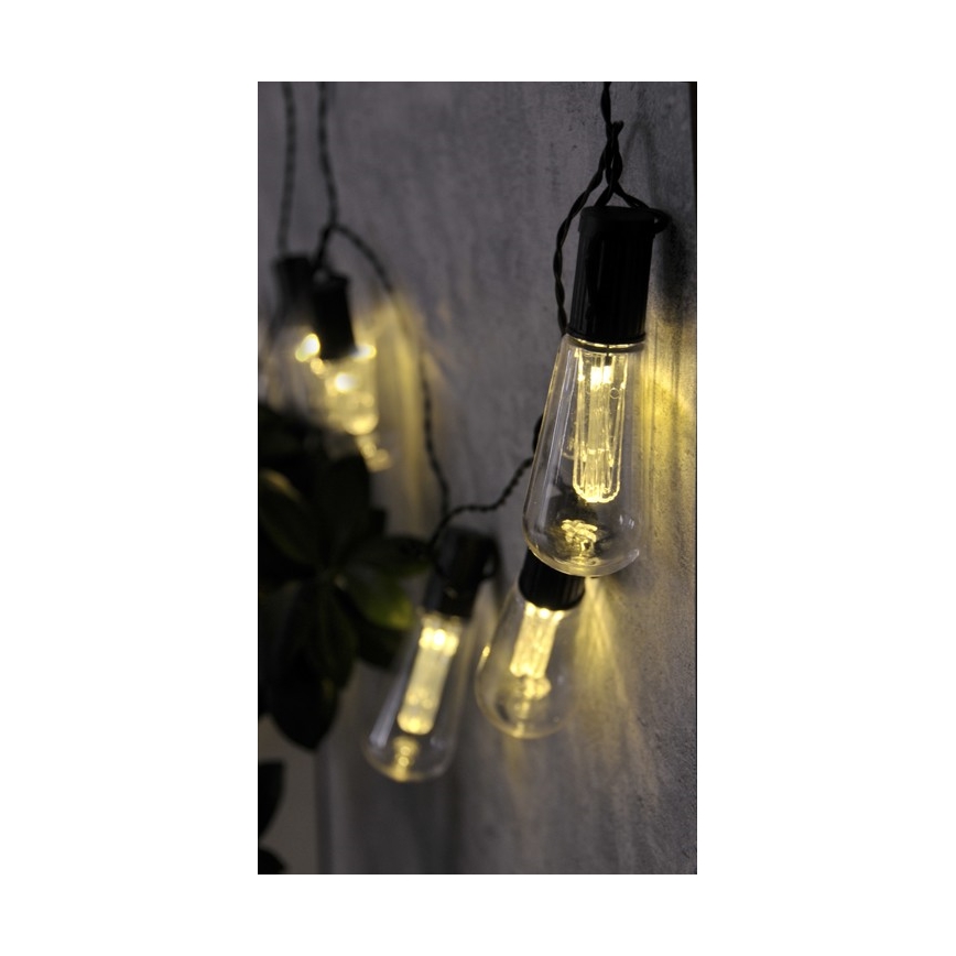 Ghirlandă LED decorativă EDISON 2,65 m 10xLED/2xAA