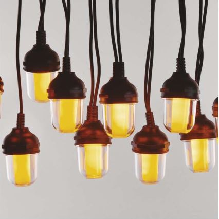 Ghirlandă LED decorativă pentru exterior 100xLED/9,5m IP44