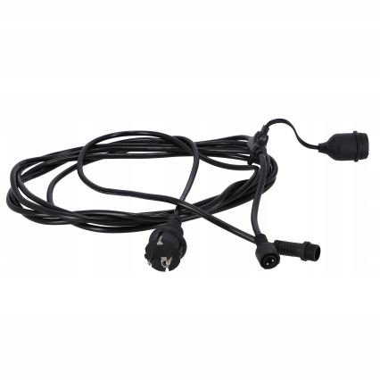 Ghirlandă LED decorativă pentru exterior 20xE27/1W/230V 20,94 m IP44 negru