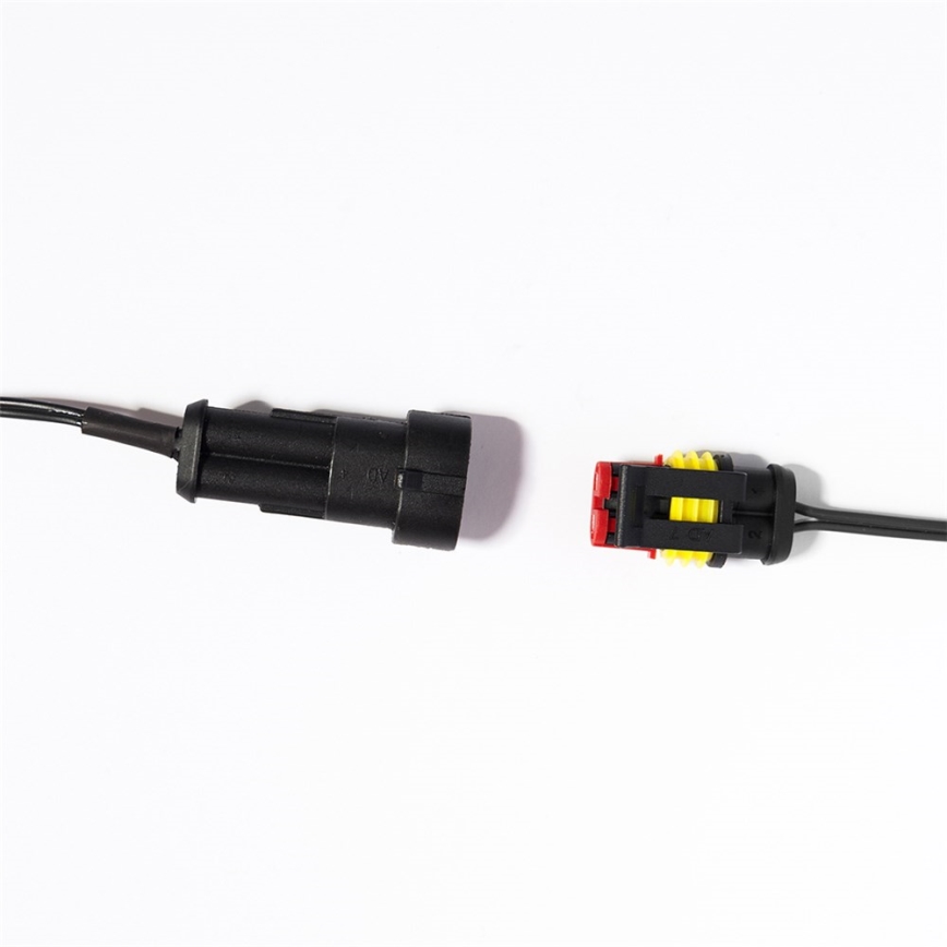 Ghirlandă LED de exterior extensibilă CONE FILAMENT 20xE10, 14m, multicolor/alb cald, IP44, Fabricat în UE