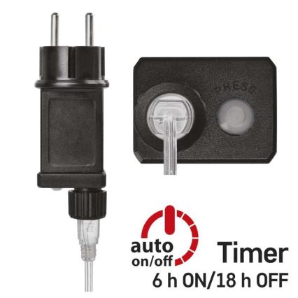Ghirlandă LED pentru exterior 100 LED / 15 m, IP44, alb cald