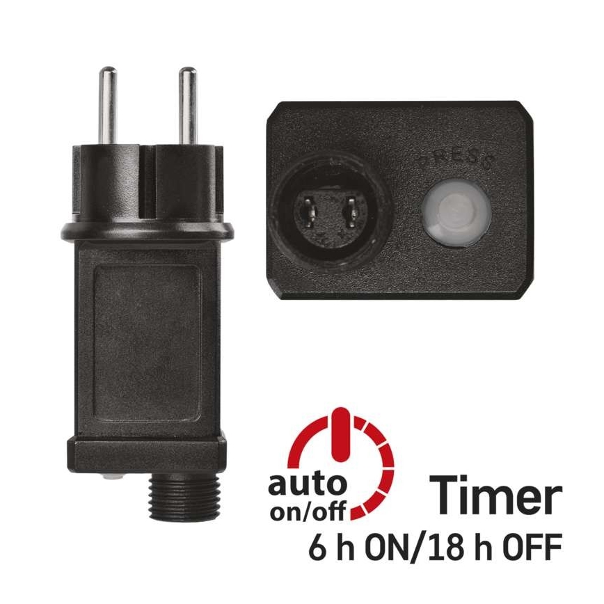 Ghirlandă LED pentru exterior, 100 LED/15 m, IP44, alb rece