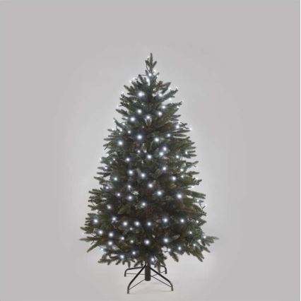 Ghirlandă LED pentru exterior, 120 LED-uri, 17 m, IP44, alb rece